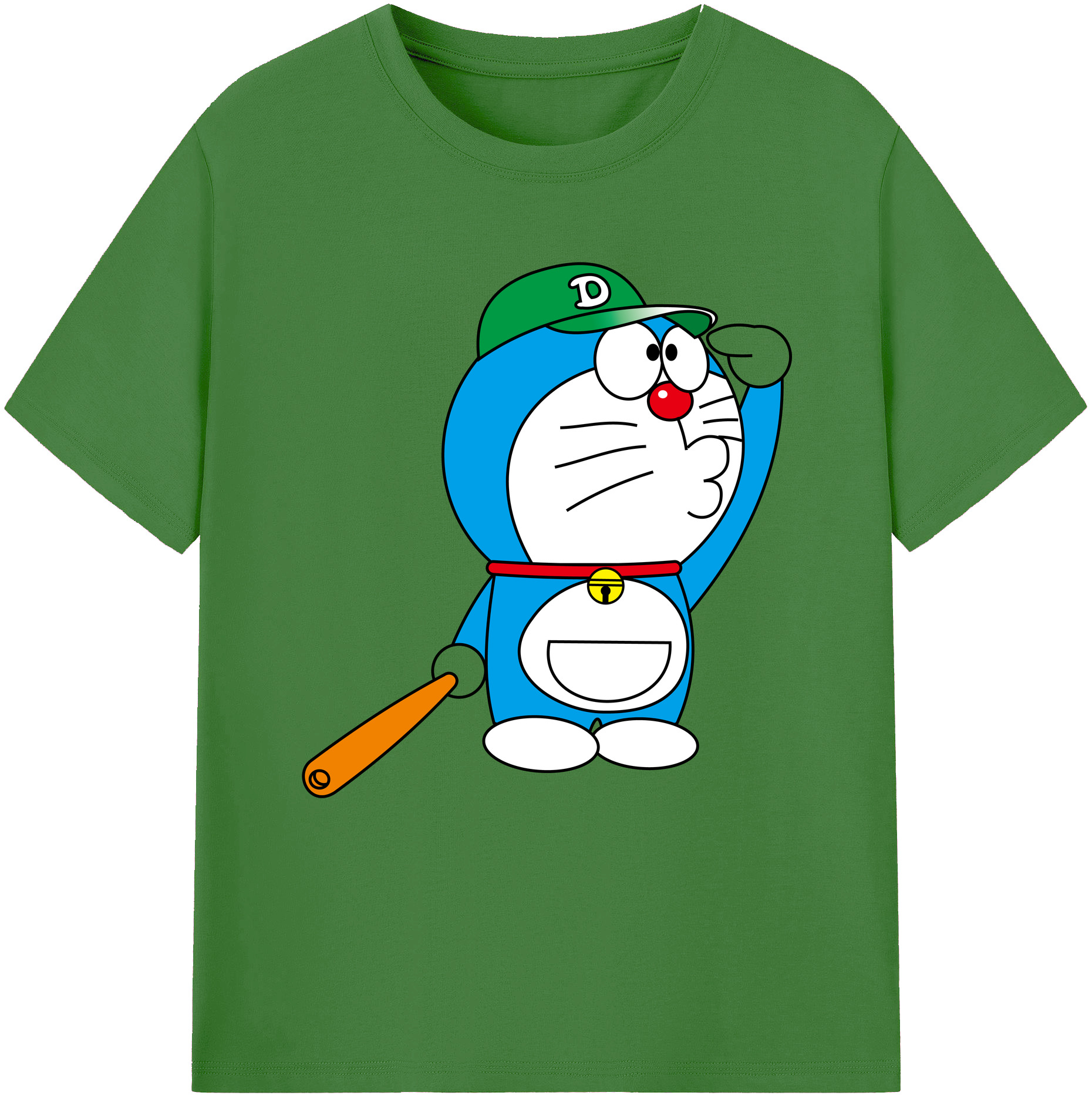（画像用） ドラえもん Doraemon レディースカジュアルプリントTシャツ（綿100％）